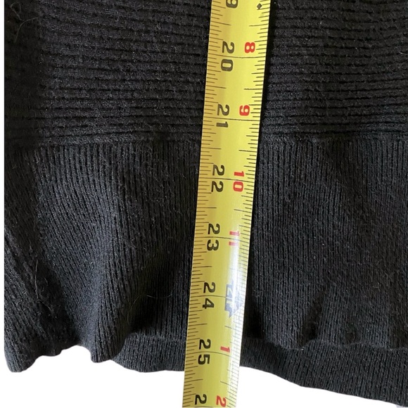 TRUTH by Republic Ribbed Black Dolman Cardigan Size L - Picture 9 of 12